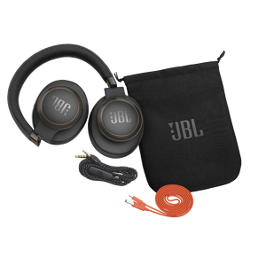 JBL Live 650BTNC - Black - Wireless Over-Ear Noise-Cancelling Headphones - Detailshot 1
